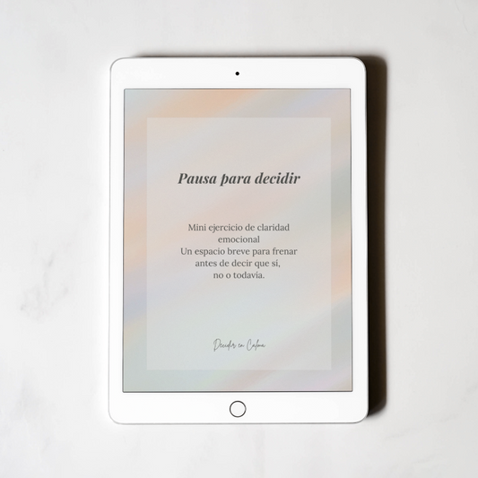 Pausa para Decidir